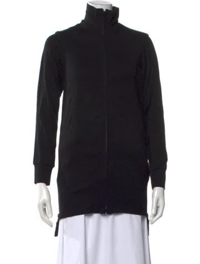 Pre-owned Y-3 Mock Neck Sweater In Black