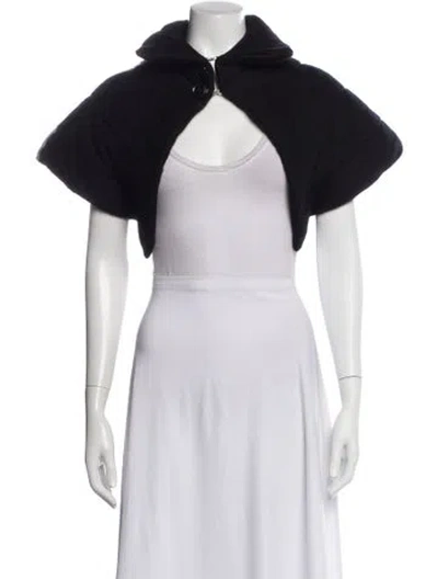 Pre-owned Y-3 Mock Neck Sweater In Black