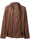 Y-3 'mutable Windbreaker' Jacket In Brown