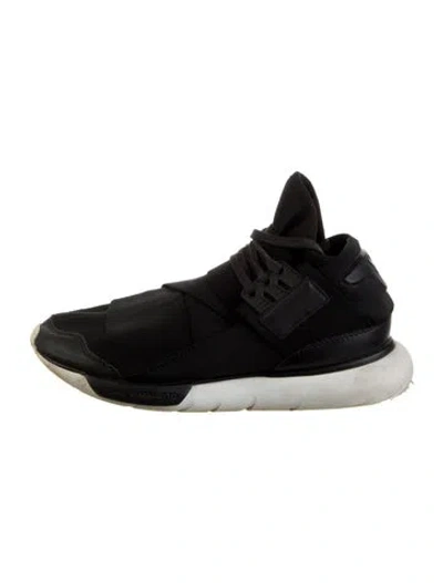 Pre-owned Y-3 Neoprene Printed Sneakers In Black