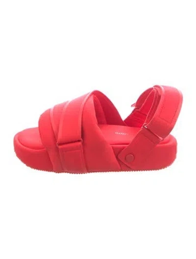 Pre-owned Y-3 Neoprene Sandals In Red
