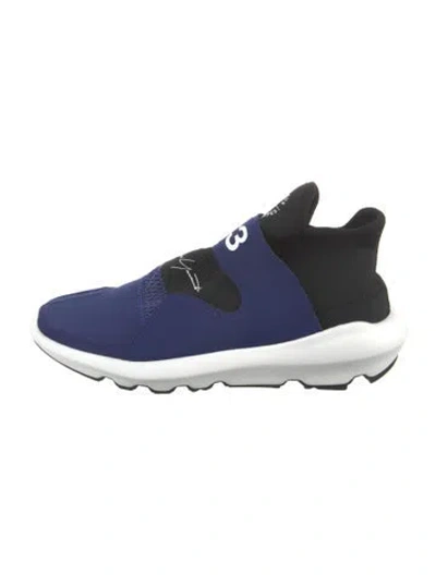 Pre-owned Y-3 Neoprene Sneakers In Blue