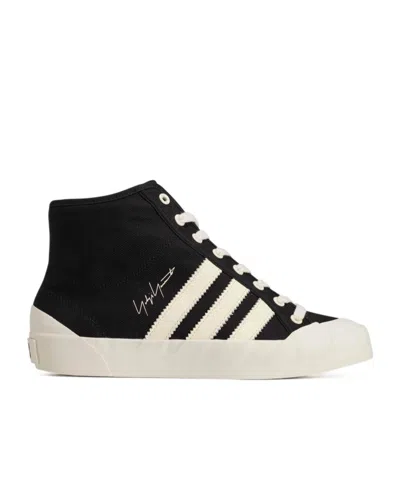 Y-3 Nisi Hi Adria Trainers In Black