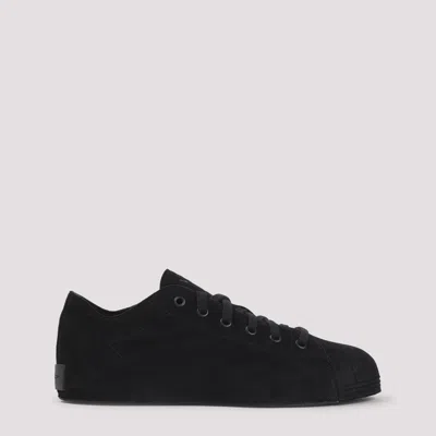 Y-3 Nizzastar Lo Suede Sneakers In Black
