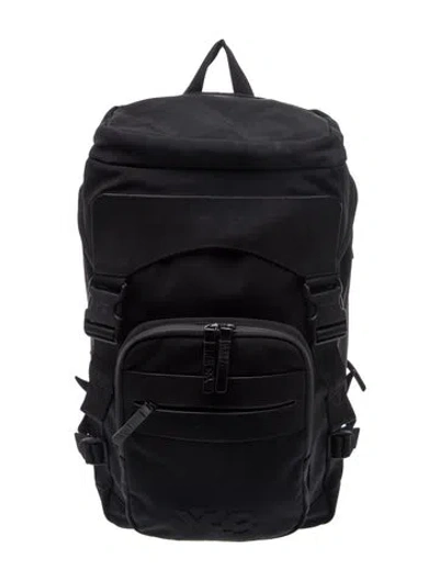 Pre-owned Y-3 Nylon Backpack In Black