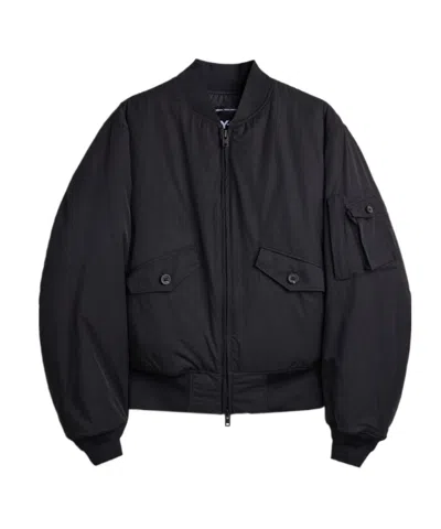 Y-3 Nylon Bomber Jacket Unisex In Black