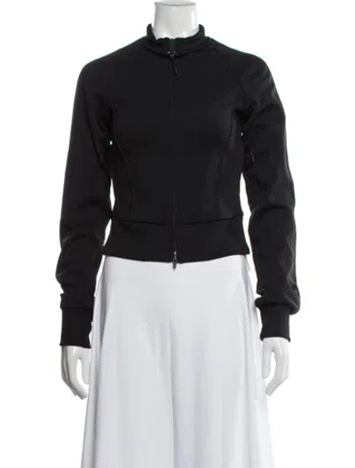 Pre-owned Y-3 Nylon Bomber Jacket In Black