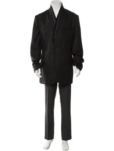 Pre-owned Y-3 Overcoat W/ Tags In Gray