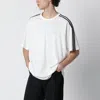 Y-3 Oversized Core White Tshirt With Logo In White
