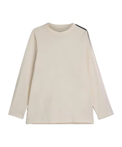 Y-3 Oversized Gradient Stripes Long Sleeve T-shirt In Neutral