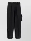 Y-3 Logo-print Drawstring Cargo Pants In Black
