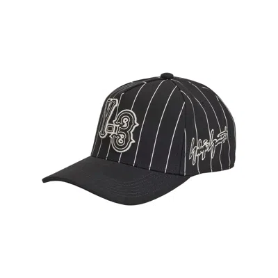 Pre-owned Y-3 Pinstripe Cap 'black' | Men's Size Onesize