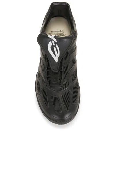 Y-3 Predator Precision Lace-up Sneakers In Black