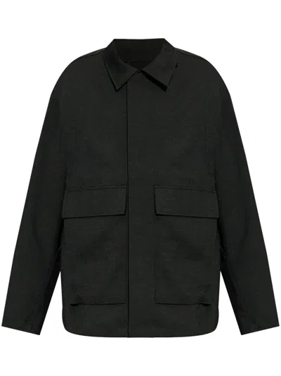 Y-3 Premium Coach Jacket For Men In Black