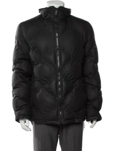 Pre-owned Y-3 Puffer Coat In Grey