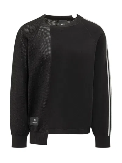 Y-3 Pullover Knit Sweater In Black