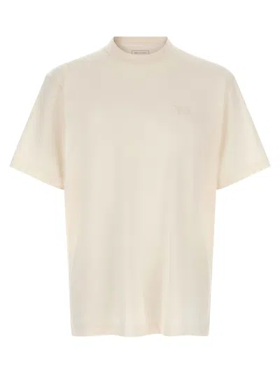 Y-3 Pure Cotton Jersey T-shirt In Neutral