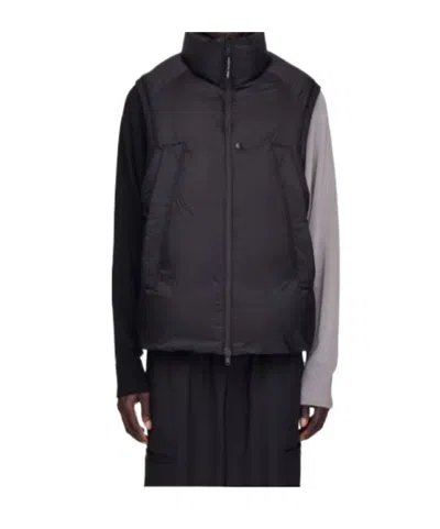 Y-3 Quilted High-neck Vest In Multi