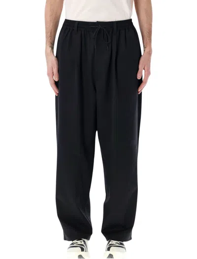 Y-3 Refined Wool Track Pants In Black