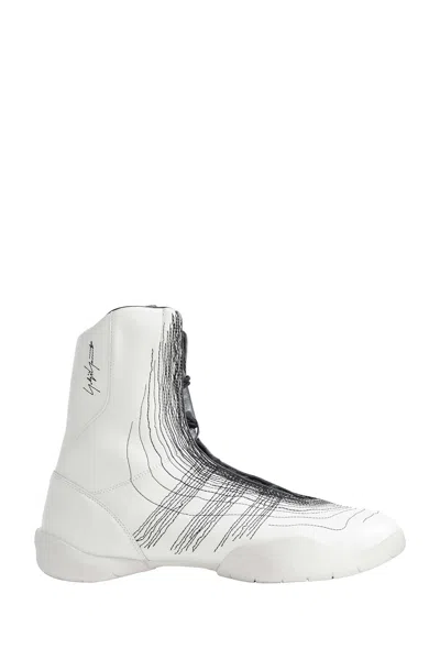 Y-3 X Yohji Yamamoto Regu High-top Trainers In White