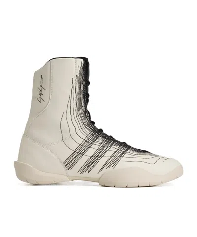 Y-3 Regu Hi Shoes In White