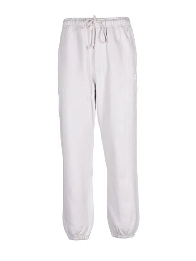 Y-3 Relaxed Fit Track Pants With Adjustable Waistband In White