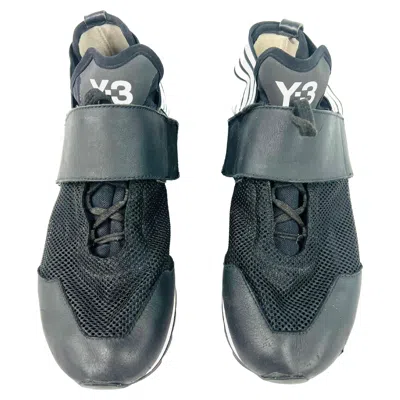 Pre-owned Y-3 Rhita Sport Black And White Sneakers, Size 38