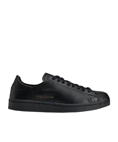 Y-3 Round-toe Low-top Casual Shoes In Black