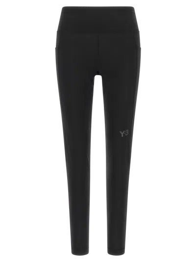 Y-3 Run Leggings In Black