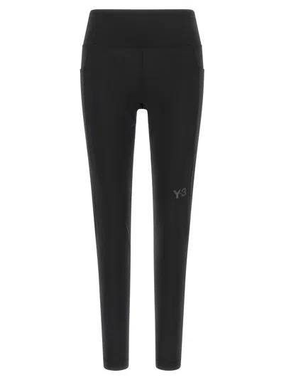 Y-3 Run Leggings In Black