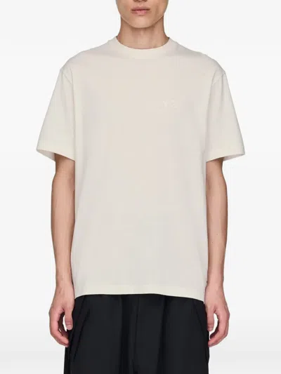 Y-3 Short-sleeve T-shirt In Neutral