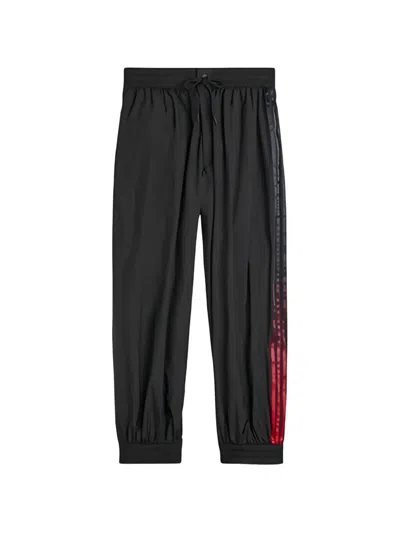 Y-3 Side-stripe Track Pants In Black
