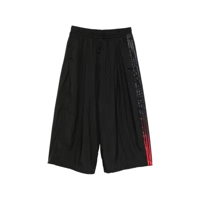 Y-3 Side-stripe Track Pants In Black