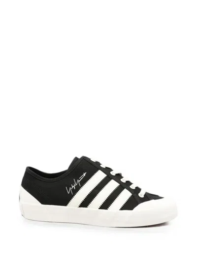 Y-3 Signature-print Sneakers In Purple