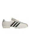 Y-3 Low-profile Leather And Suede Sneakers In White