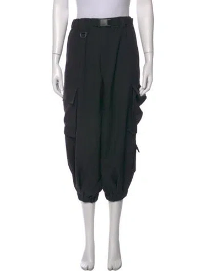 Pre-owned Y-3 Skinny Leg Pants In Black