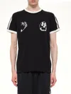 Y-3 Graphic Cotton Short-sleeve T-shirt In Black
