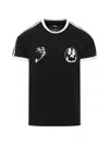 Y-3 Graphic Cotton Short-sleeve T-shirt In Black