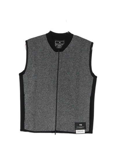 Y-3 Skull-print Zip-up Gilet In Multi