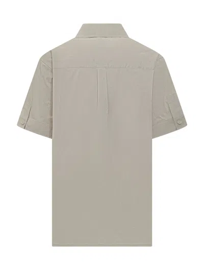 Y-3 Sleeveless Mini Cut Shirt With Pocket In Chapea