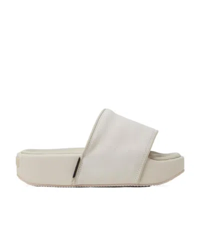 Y-3 Slip-on Slides In White