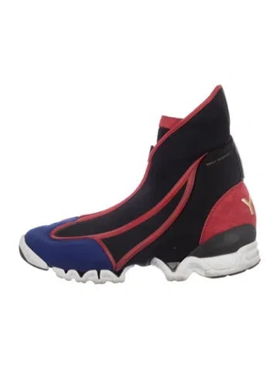 Pre-owned Y-3 Sneakers In Blue