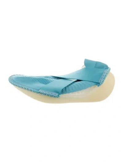Pre-owned Y-3 Sock Sneakers In Blue