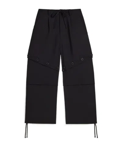 Y-3 Sport Uniform Adaptive 3-stripes Track Trousers In Black