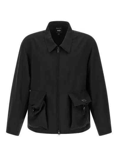 Y-3 Sport Uniform Blouson In Black