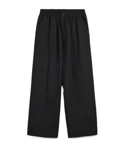 Y-3 Sport Uniform Box Pleated Pants In Black