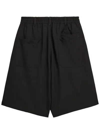 Y-3 Sport Uniform Pleated Shorts In Black