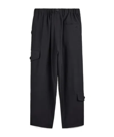 Y-3 Sport Uniform Tapered Pants In Black
