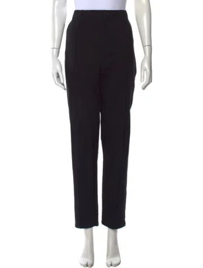 Pre-owned Y-3 Straight Leg Pants In Black