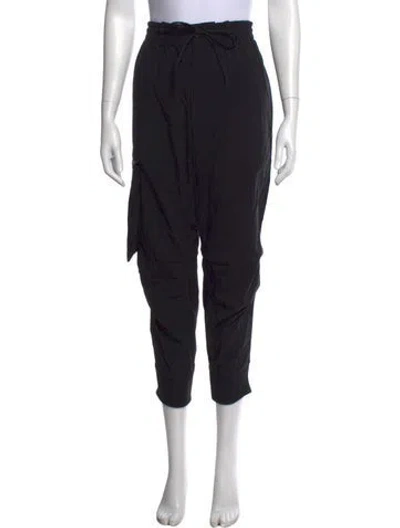 Pre-owned Y-3 Straight Leg Pants In Black